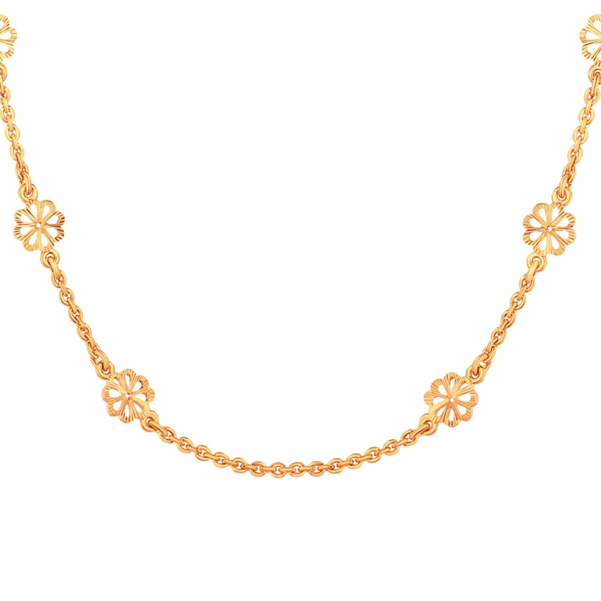 Gold Plated Flower Chain