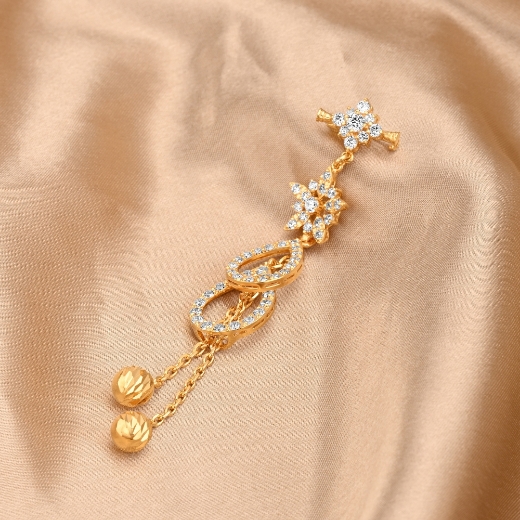 long dangle brooch
