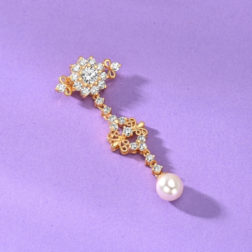 dangle flower brooch