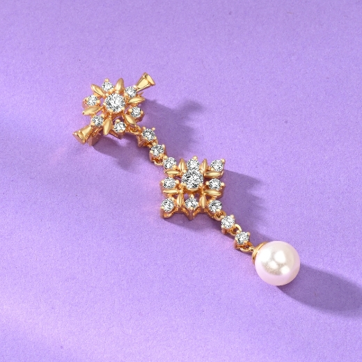 dangling star brooch