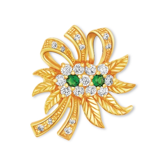 Petite Flower Corsage Brooch