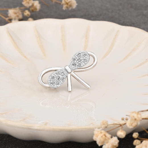 mini ribbon brooch