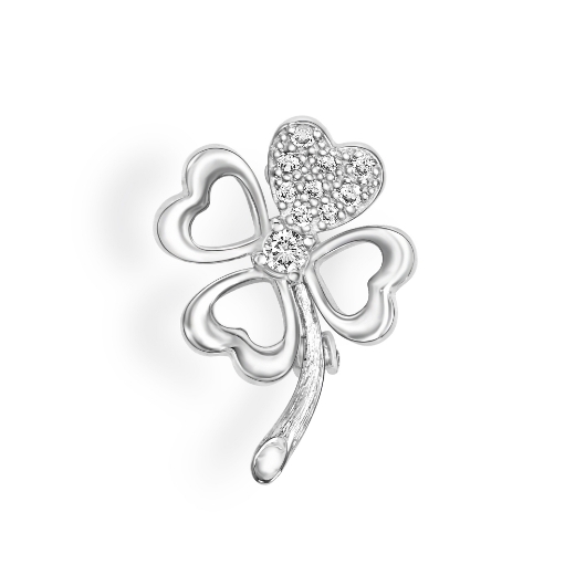 mini clover brooch