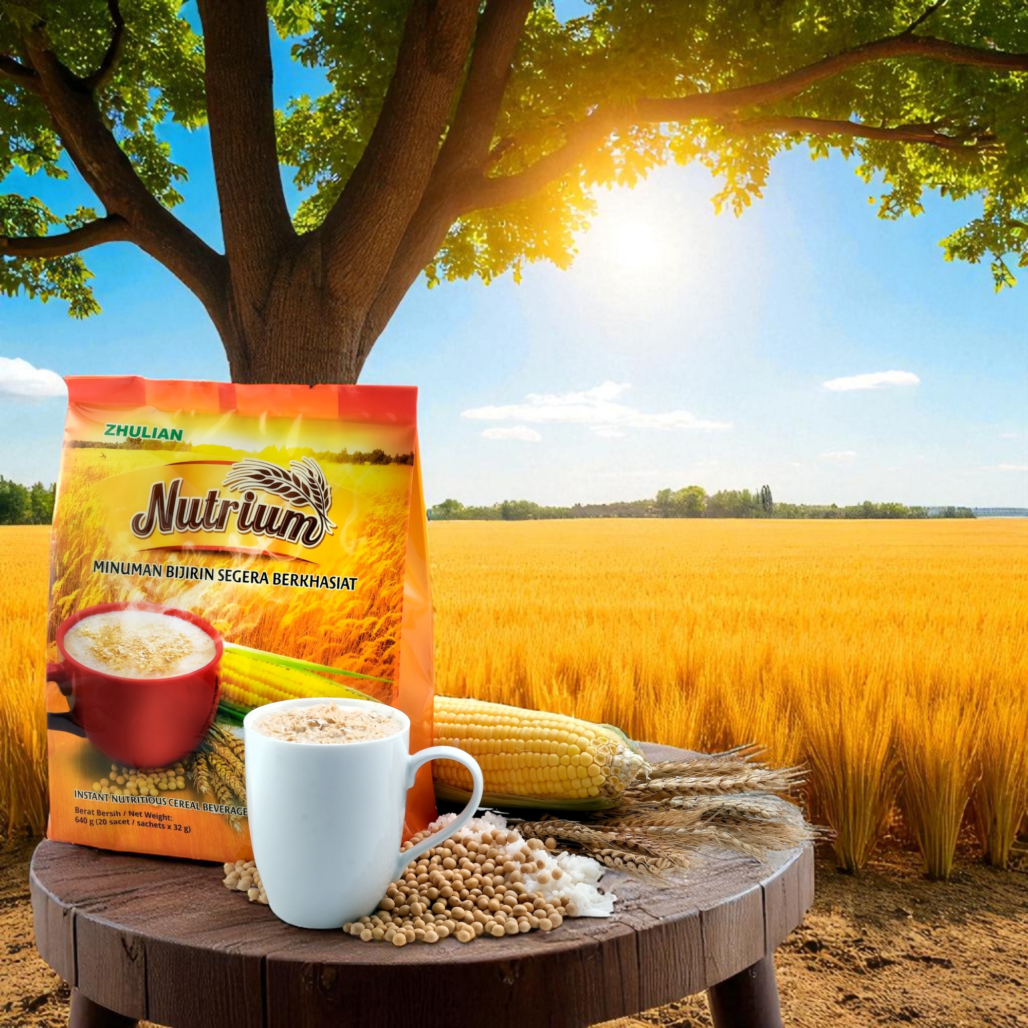 Zhulian Malaysia. NUTRIUM Instant Nutritious Cereal Beverage| ZHULIAN