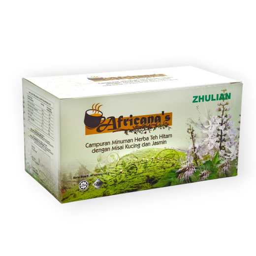 Picture of AFRICANA'S Herbal Beverage Mix of Black Tea with Misai Kucing and Jasmine