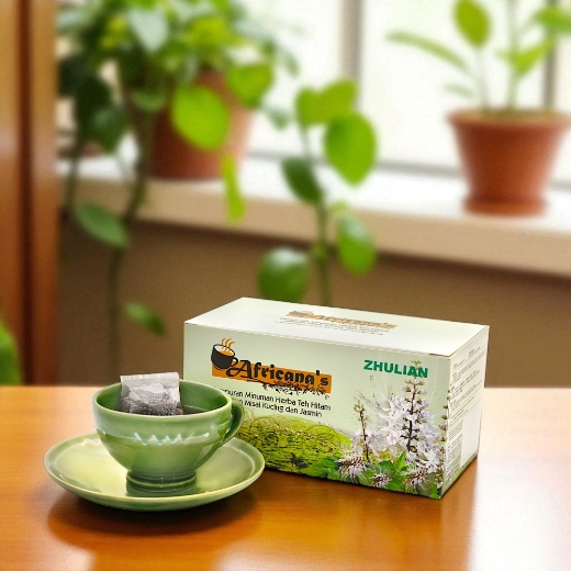 Picture of AFRICANA'S Herbal Beverage Mix of Black Tea with Misai Kucing and Jasmine