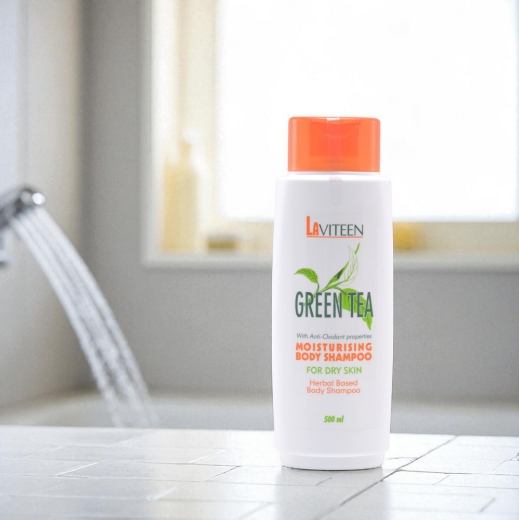 Picture of LAVITEEN Moisturising Body Shampoo with Green Tea Extract for Dry Skin