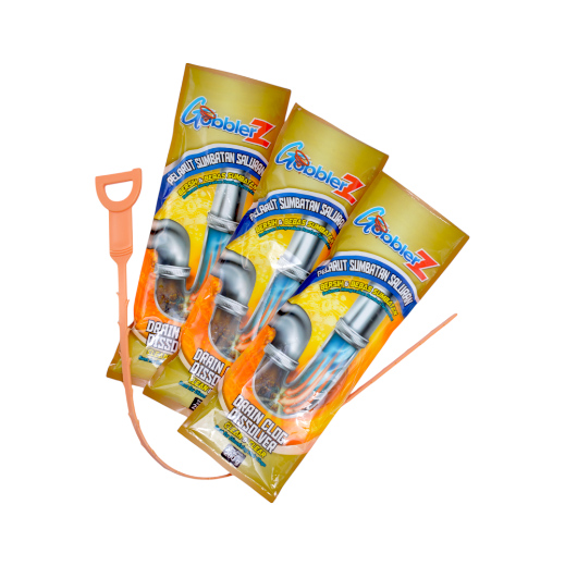 Picture of GOBBLERZ Drain Clog Dissolver - 3 packs x 200 g