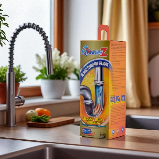 Picture of GOBBLERZ Drain Clog Dissolver - 3 packs x 200 g