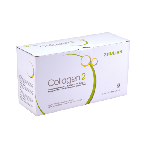 Picture of COLLAGEN 2 Peach Juice Beverage Blend with Hydrolysed Marine Collagen and Marine Elastin
