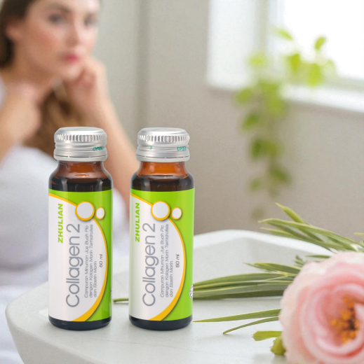 Picture of COLLAGEN 2 Peach Juice Beverage Blend with Hydrolysed Marine Collagen and Marine Elastin