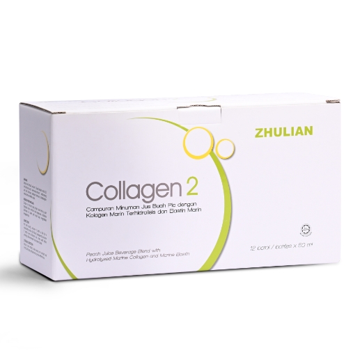 Picture of COLLAGEN 2 Peach Juice Beverage Blend with Hydrolysed Marine Collagen and Marine Elastin