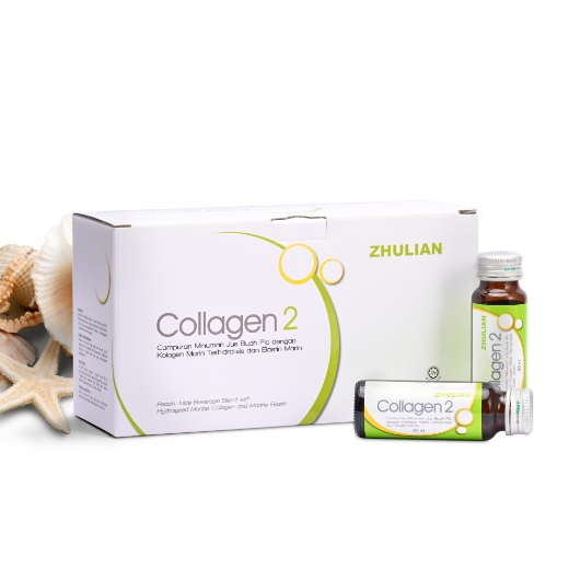 Picture of COLLAGEN 2 Peach Juice Beverage Blend with Hydrolysed Marine Collagen and Marine Elastin