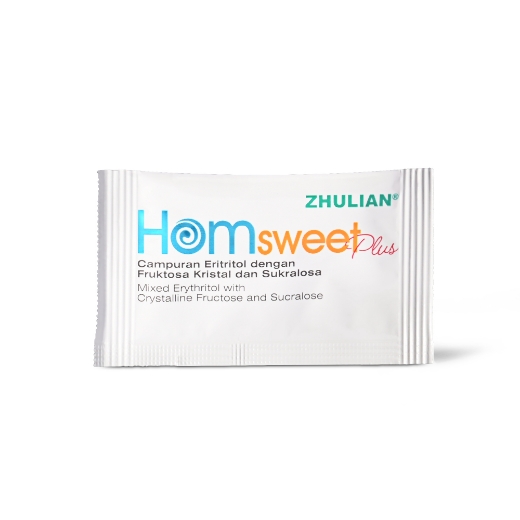 Picture of HomsweetPlus Mixed Erythritol with Crystalline Fructose & Sucralose - 100 sachets