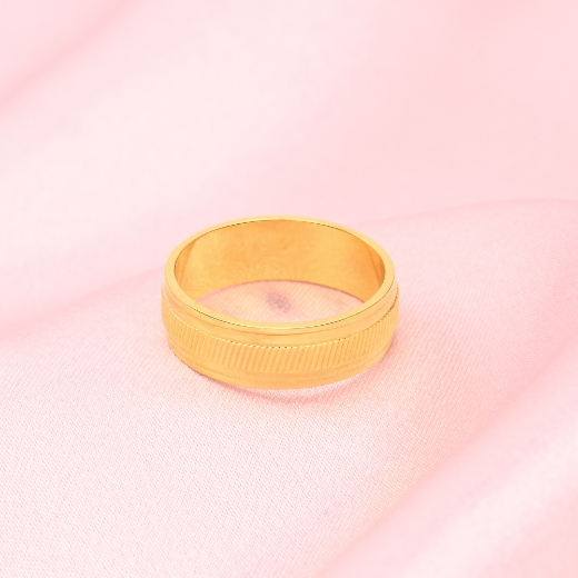 Slanted Lines wide ring