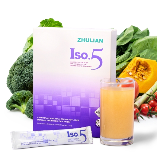 Picture of ISO.5 Mixed Psyllium Husk with Probiotic And Enzyme Blend Beverage - 20 sachets