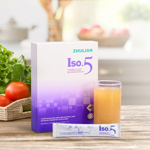 Picture of ISO.5 Mixed Psyllium Husk with Probiotic And Enzyme Blend Beverage - 20 sachets