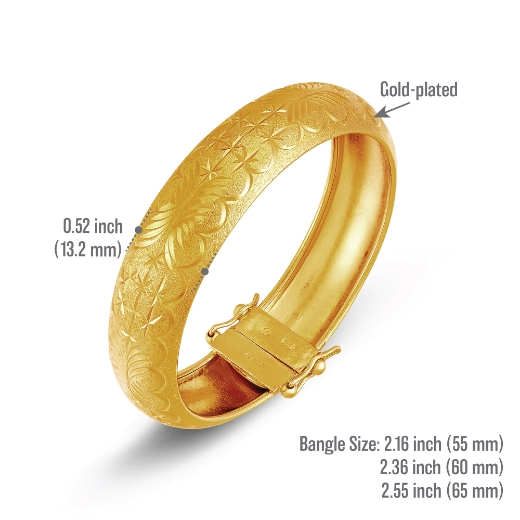Wide Lunar Bangle measurement