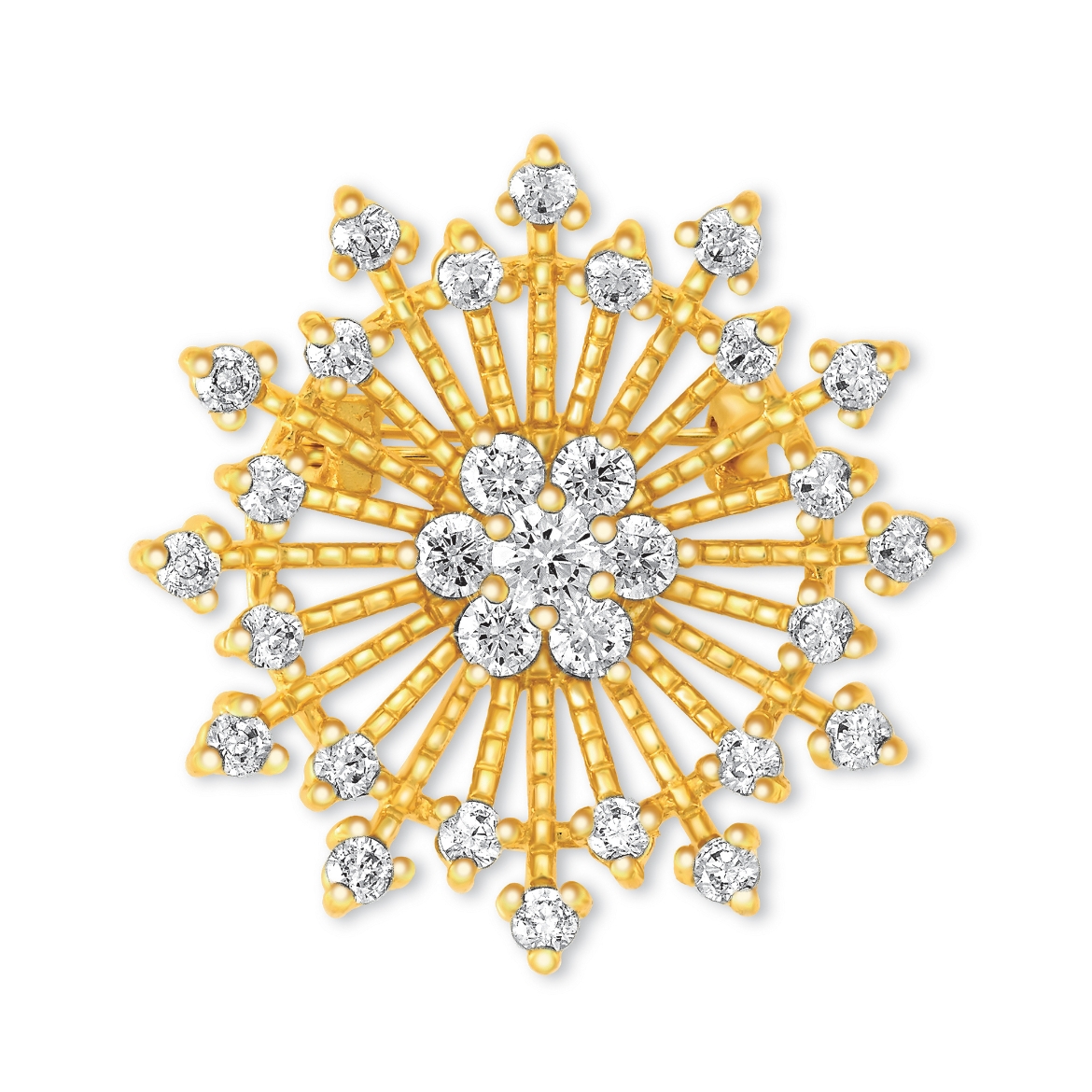 Petite Sunburst Brooch