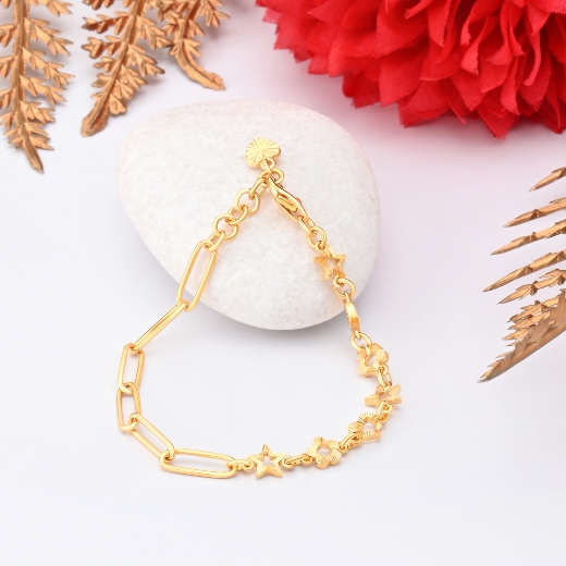 Gelang Tangan Mix Star Flower Love Paperclip