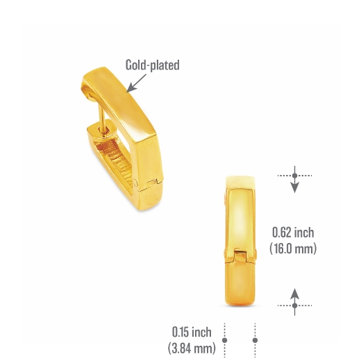 Square Hoop Earrings measurement