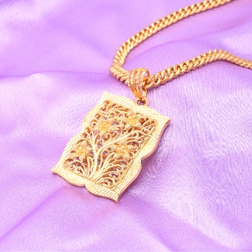 Vintage Filigree Flower Pendant