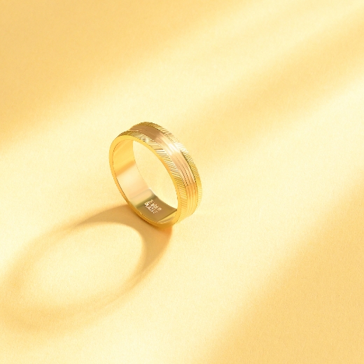 Wide Gold Plated Band