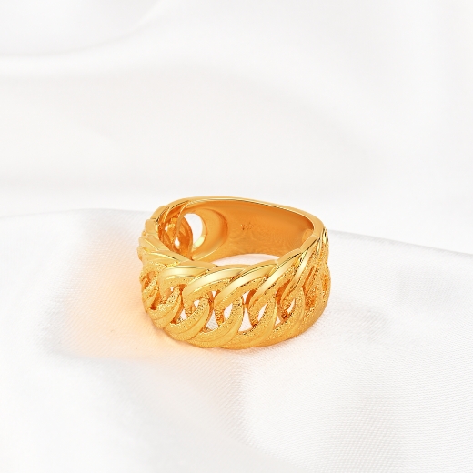 centipede gold plated ring