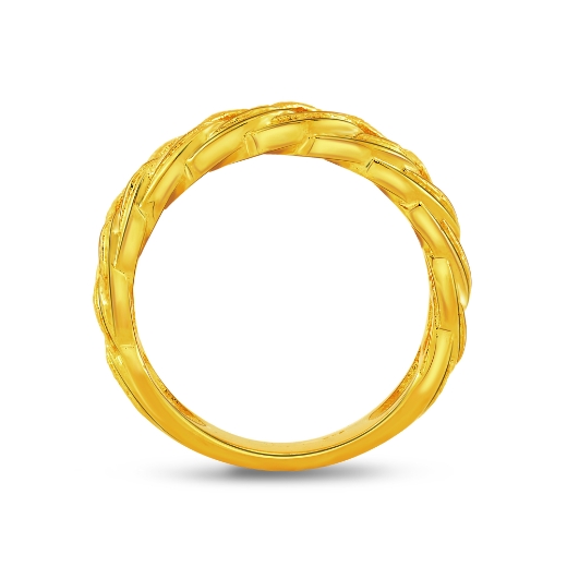 wide double link chain ring side