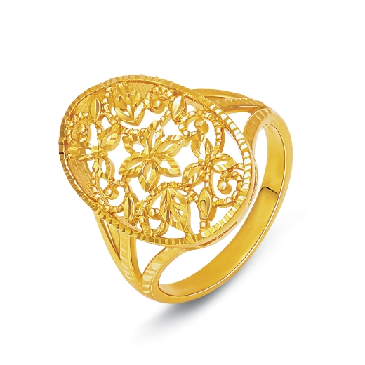floral filigree ring