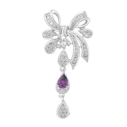 Small Ribbon Bow Brooch