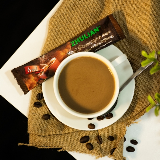 Picture of ZHULIAN Premix Coffee with Tongkat Ali, Misai Kucing & Ginseng (6 in 1) - 20 sticks