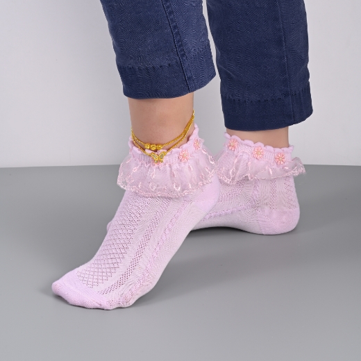 layered butterfly anklet for girls