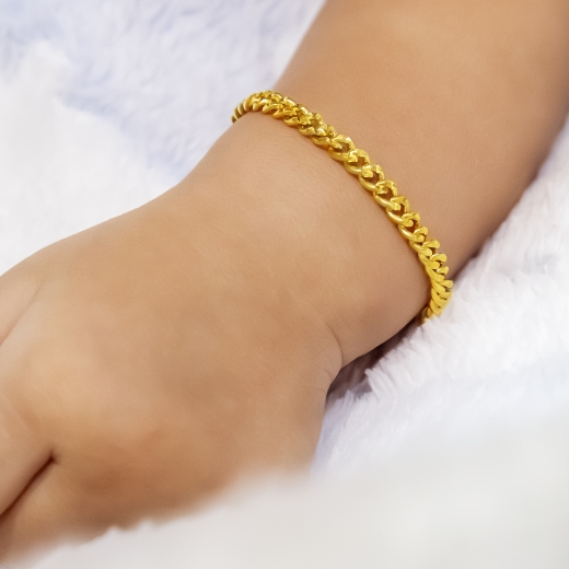 Simple Curb Bracelet for Kids
