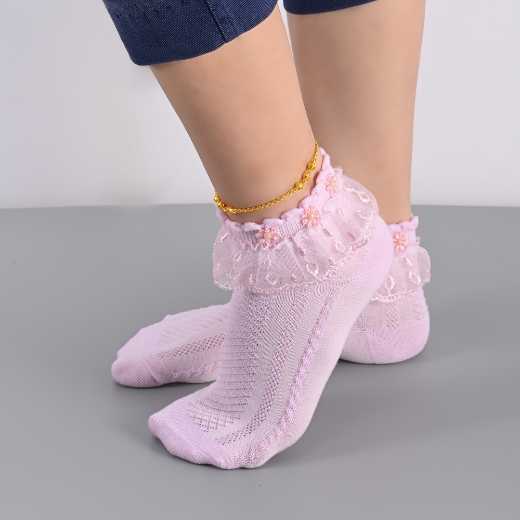 triple bead anklet for girls