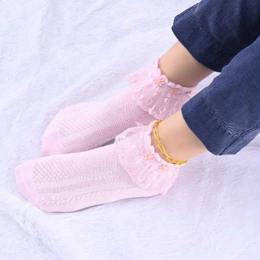 paperclip anklet for women