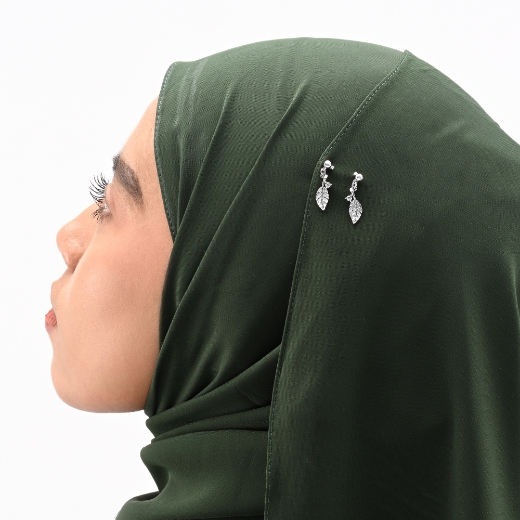 leaf scarf pin for women