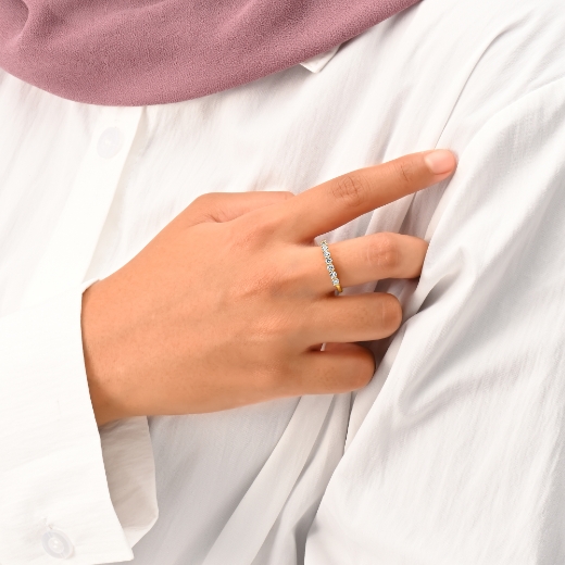 Classic Half Eternity Ring for women