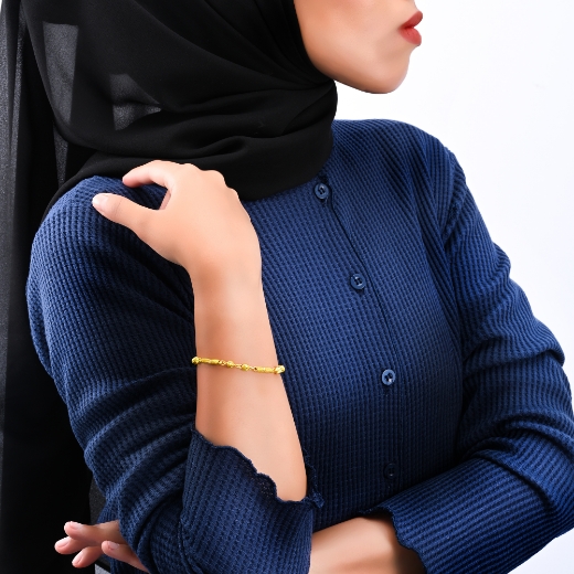 plain bamboo ball bracelet for girls