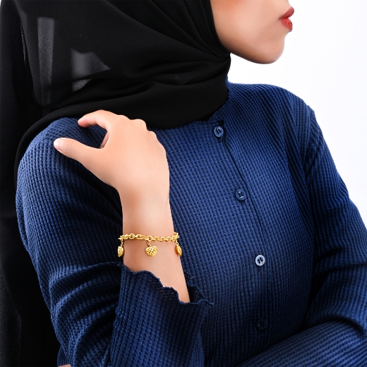 heart belcher chain for girls