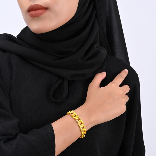 cz twisted bracelet for women