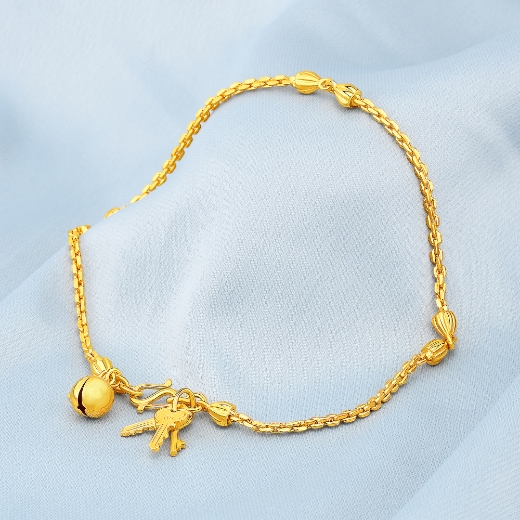 small bead chain anklet