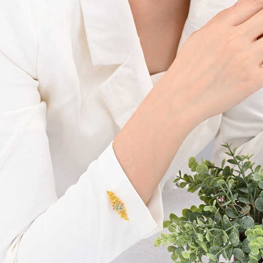 vintage flower brooch women