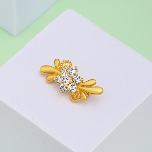 vintage flower corsage brooch