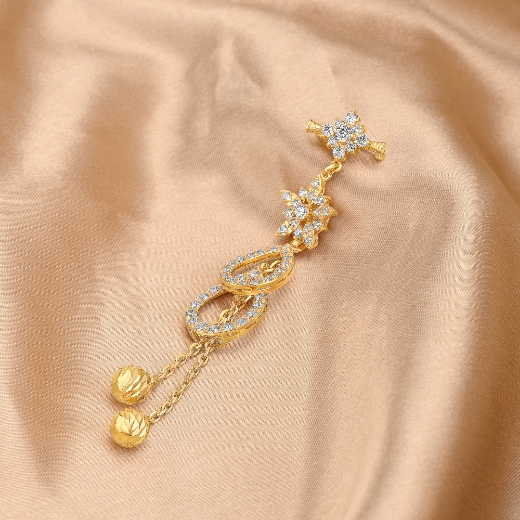 long dangle brooch