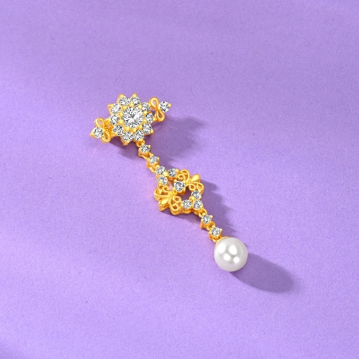 dangle flower brooch