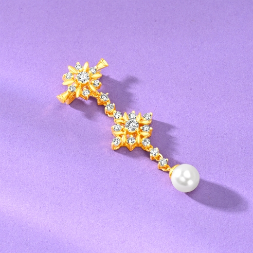 dangling star brooch