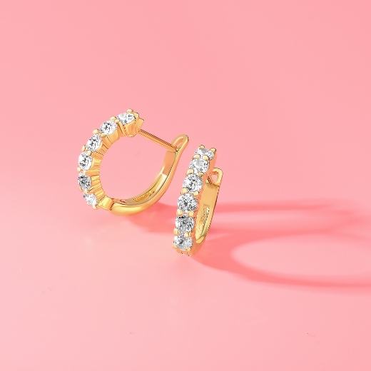 simple hoop earrings