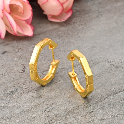 hardware Hoop Earrings