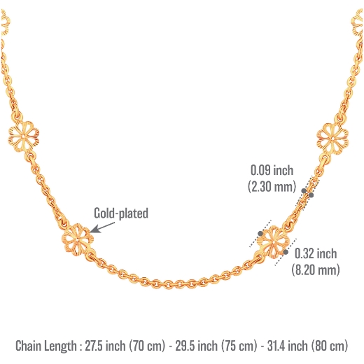 flower chain measurement 70-80cm